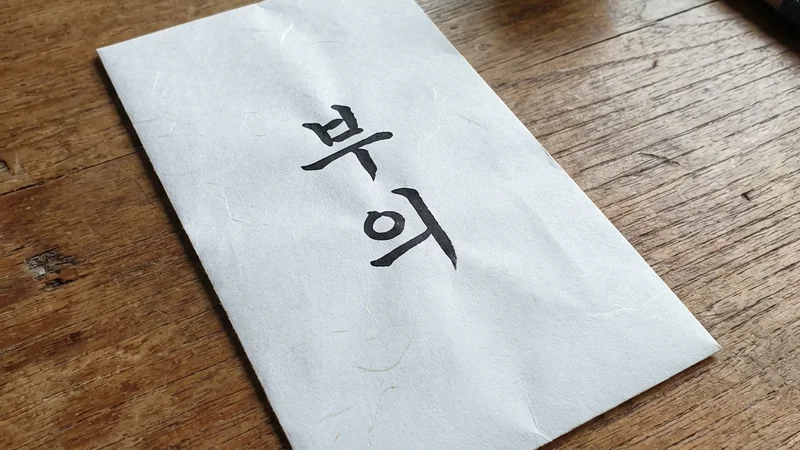 부의금(조의금) 봉투 작성법과 액수 기준